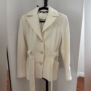 Kenneth Cole Reaction Cream Trench Coat